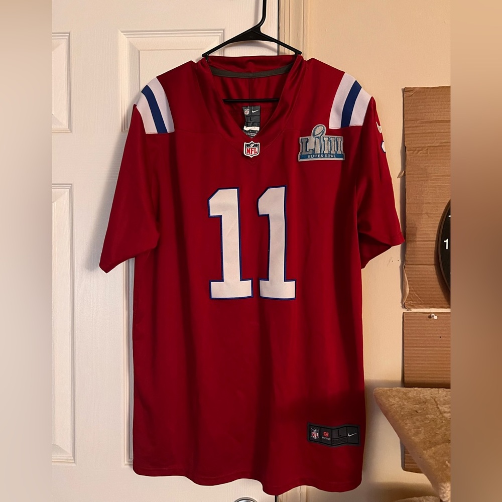 julian edelman super bowl patriots jersey